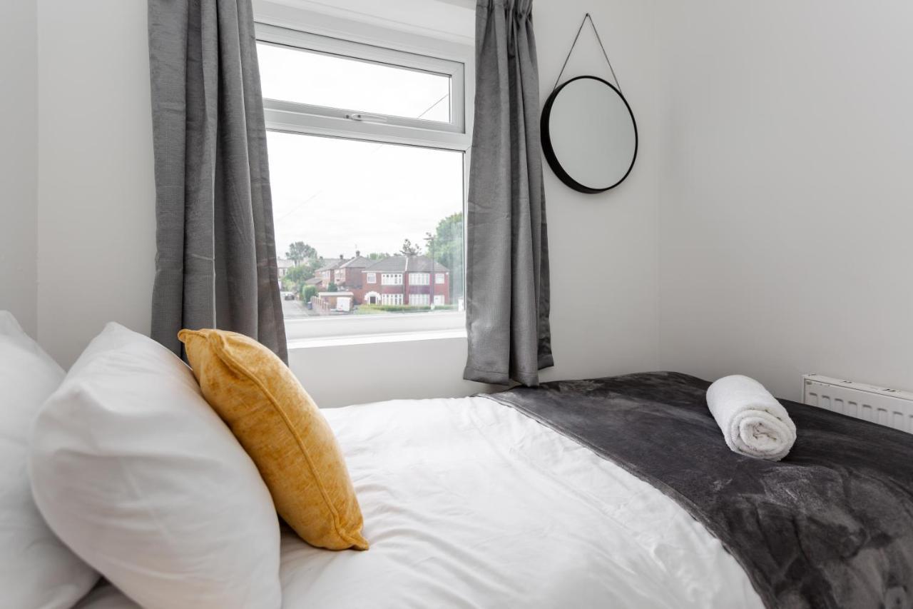1 Mile To Etihad Stadium & Coop Arena, Free Parking, 7 Ppl Villa Manchester Exterior foto