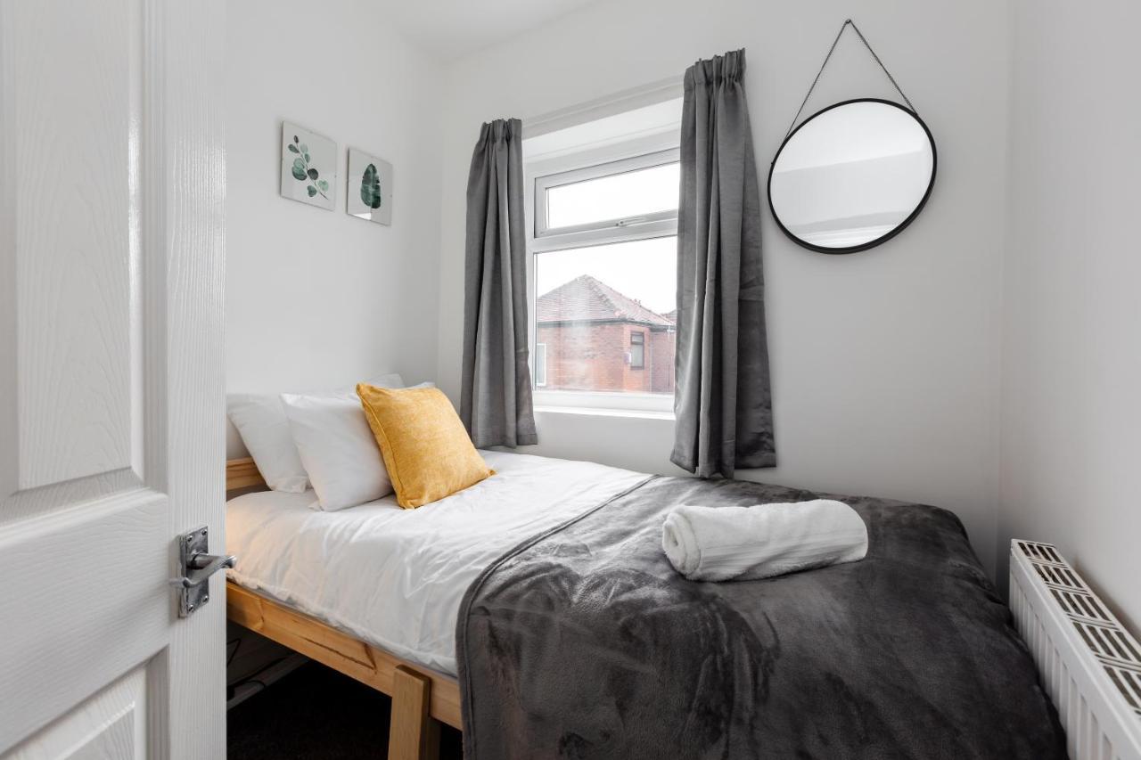 1 Mile To Etihad Stadium & Coop Arena, Free Parking, 7 Ppl Villa Manchester Exterior foto